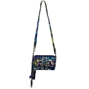 Very Bradley All in One Crossbody Bag in Katalina Blues 2015 *RETIRED*